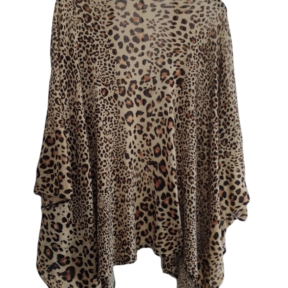 INC International Concept Animal Print Kaftan Beach Cover up OS - Picture 2 of 10
